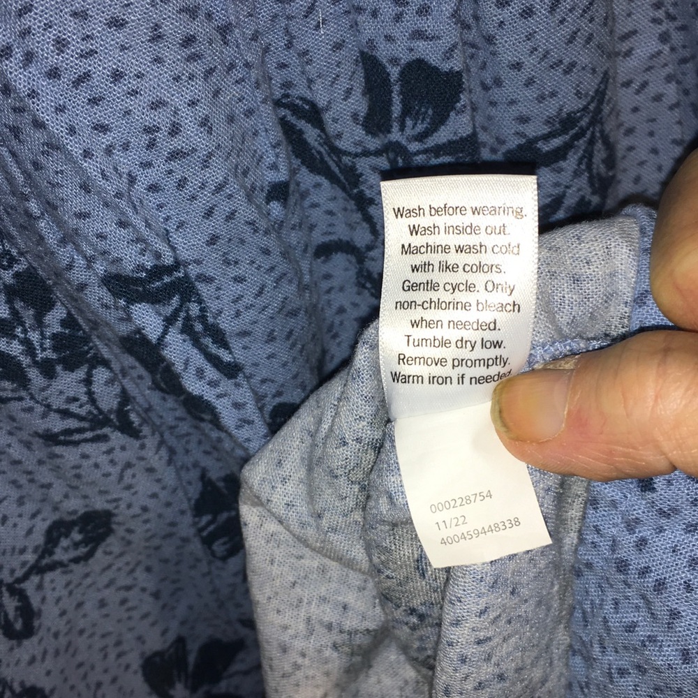 Sonoma Blue Floral Print Midi Dress - Picture 4 of 5